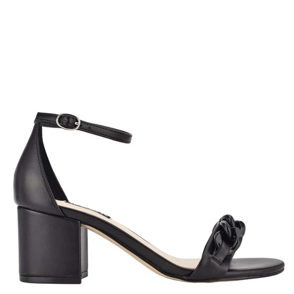 Nine West - Kimba Ankle Strap Block Heel Sandals - Picture 6 of 11